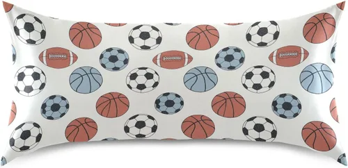 Vista 24 de Fundas de almohada de seda con estampado negro de camión monstruo para cabello y piel, suave, transpirable, suave, refrescante, funda de almohada