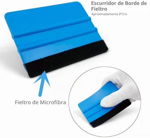 Vista 5 de CARTINTS Herramienta de instalación de envoltura de vinilo, kit de herramientas de tinte de película de ventana, kit de herramientas de deshierbe