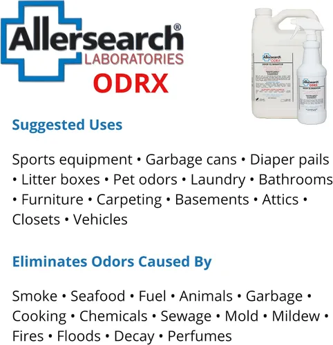 Vista 4 de Allersearch Eliminador de olores ODRX 128 onzas