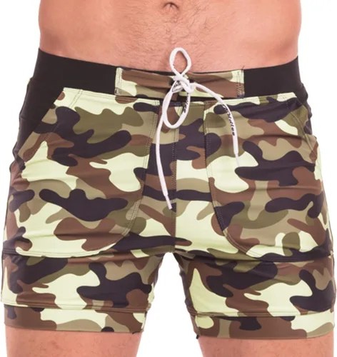 Vista 19 de Taddlee Traje de baño de los hombres Básico Largo de Natación de Surf Camo Shorts