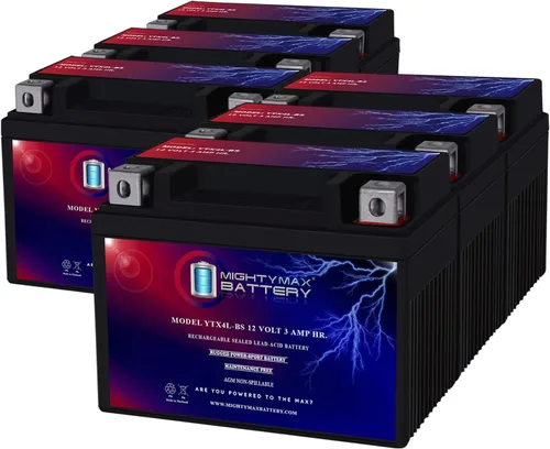 Vista 14 de Mighty Max Battery Reemplazo YTX4L-BS para E-Ton AXL, TXL, NXL, RXL 50 y 90cc 1999-03