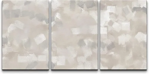 Vista 108 de wall26 Lienzo enmarcado para pared, juego de arte con trazos de pintura roja y naranja vibrante, paisaje, formas abstractas, ilustraciones, arte