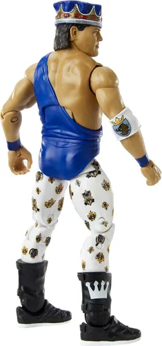 Vista 5 de WWE Jerry "The King" Lawler Elite Collection Series # 82 Figura de acción, 6 pulgadas/15,24 cm, regalo planteable, coleccionable para fans de 8 años
