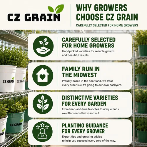 Vista 9 de CZ Grain Semilla de pasto de Kentucky Bluegrass de 1 libra para plantar, semillas de césped prémium para césped nuevo, siembra y reparación