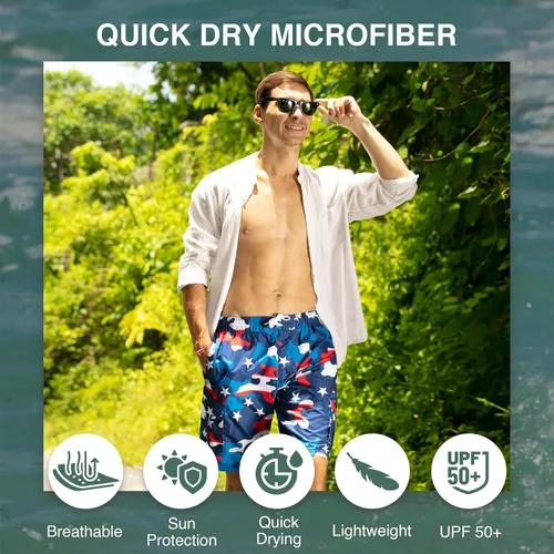 Vista 2 de Kanu Surf - Traje de baño Mirage para hombre (talla regular y grande)
