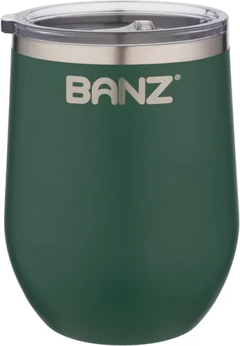 Vista 11 de BANZ Vaso de vino de picnic 12oz albaricoque Spill-Proof, stainless-steel, Travel, Swimming