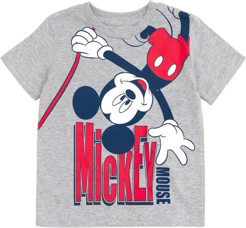 Vista 4 de Disney- Camisa de manga corta y pantalones cortos de malla de Mickey Mouse
