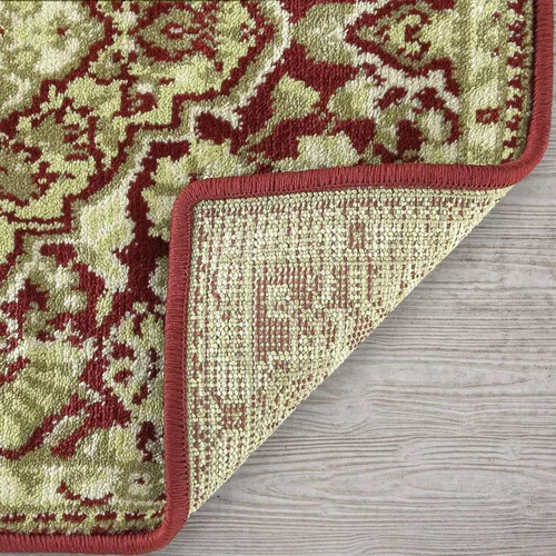 Vista 7 de Fashionwu Alfombra larga para pasillo, alfombra floral que no desprende pelusa, alfombra grande oriental envejecida, larga para baño, sala de estar
