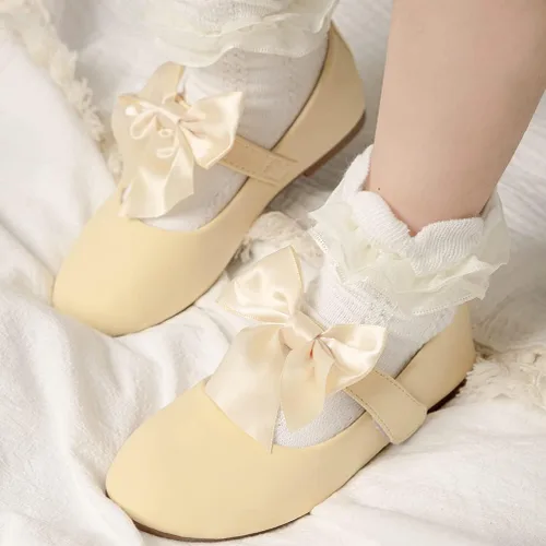 Vista 5 de Zoolar Zapatos de vestir Mary Jane para niña pequeña, bonitos zapatos de ballet, escuela, boda, fiesta, zapatos planos suaves y antideslizantes