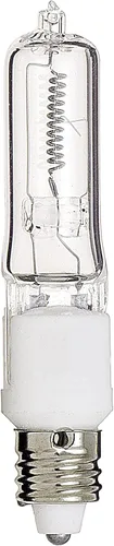 Vista 2 de Satco S3109/12 - Bombilla halógena T4.5 de 250 W, base E11, paquete de 12