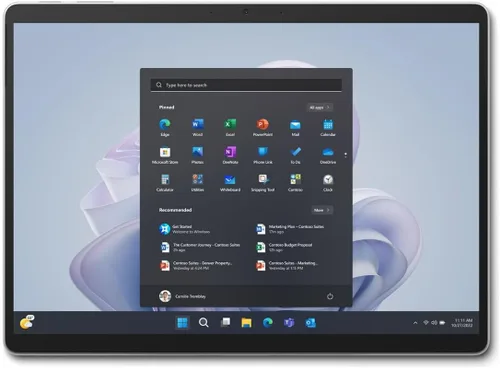 Vista 2 de Microsoft Tablet Surface Pro 9 de 13 pulgadas, Core i7 de 12ª generación i7-1265U, deca-core (10 núcleos), 16 GB de RAM, SSD de 512 GB, Windows 11
