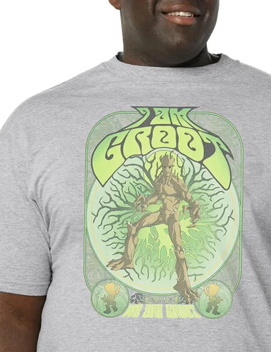 Vista 3 de Marvel Classic Guardians of The Galaxy Groot Gig Men's Tops Short Sleeve Tee Shirt