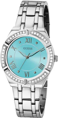 Vista 4 de GUESS Reloj Cosmo GW0033L7 Mujer Acero Turquesa