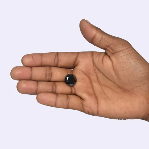 Vista 5 de GEMHUB AAA++ Grado negro Moissanita diamante certificado huevo redondo corte negro moissanita diamante suelto piedra preciosa, Piedra, moissanita