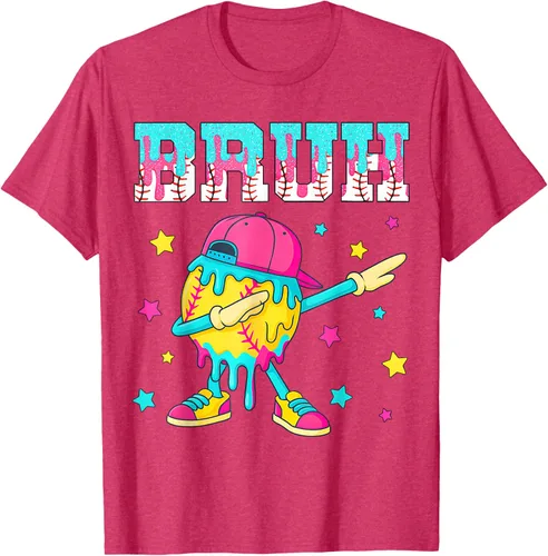 Vista 25 de Baseball Life Style 101 Apparel Youth Drip Baseball Boys Kid Camiseta