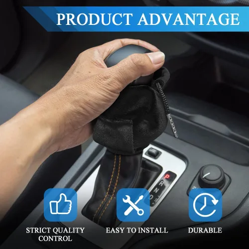 Vista 7 de 2 sudaderas con capucha para palanca de cambios, cubierta universal para pomo de palanca de cambios de automóvil, divertida sudadera con capucha