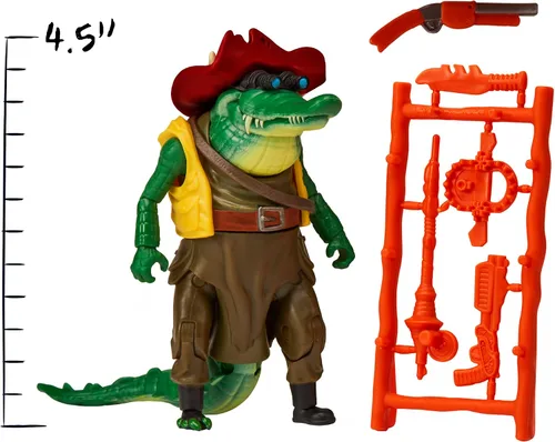 Vista 3 de Teenage Mutant Ninja Turtles - Figura de acción básica de cuero de 4.5 pulgadas Splinter Mutant Mayhem, regalo ideal para niños de 4 a 7 años