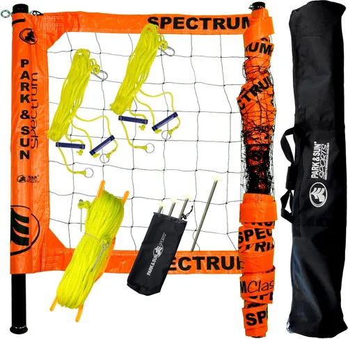 Vista 14 de Park & Sun Sports Spectrum Classic: Sistema de red de voleibol profesional ajustable para exteriores