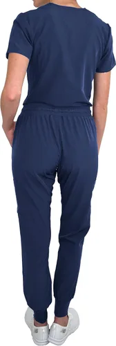 Vista 5 de Conjunto de ropa quirúrgica para mujer, top y pantalón médico GT 4FLEX