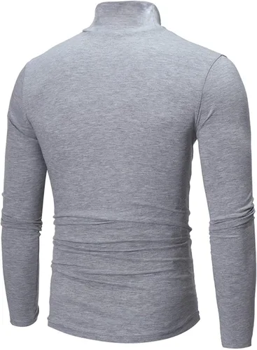 Vista 3 de Miekld Heated Hoodie for Men Men's Casual Swallow Gird Print Long Sleeve Tops Round Neck T-Shirt Blouse Pocket T Shirt Pack