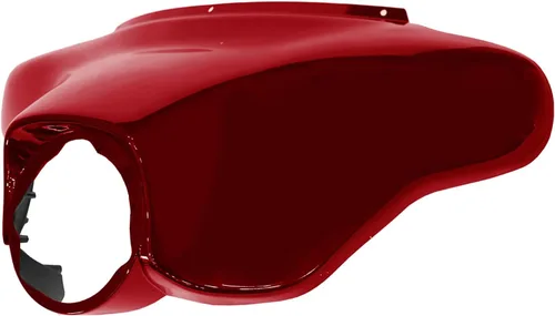 Vista 14 de Green-L Cubierta pintada del velocímetro de carenado interior para Harley Touring Street Electra Glide 1996-2013 (resplandor rojo Ember)