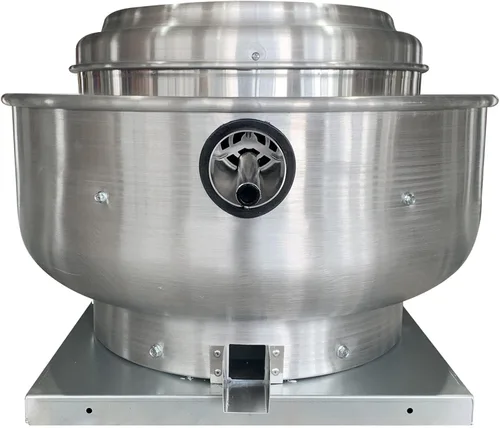 Vista 8 de Ventilador de escape con clasificación de grasa para campana de restaurante Ventilador de escape centrífugo de accionamiento directo 1.5HP 110
