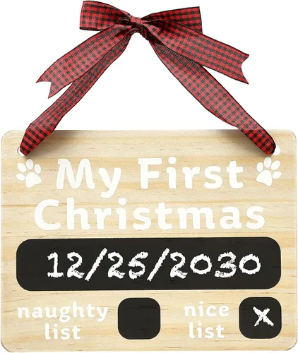 Vista 7 de Marco de cinta para la primera Navidad, marco de fotos de vacaciones para bebé, regalo de padres nuevos y esperados, mi primera foto de Navidad