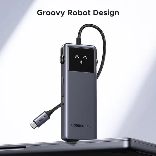 Vista 3 de UGREEN Uno Hub USB-C 6 en 1 con puertos de datos USB-C y USB-A de 10 Gbps 4K a 60 Hz HDMI para MacBook Neo/Pro/Air, iPad Pro, Surface, XPS, Thinkpad