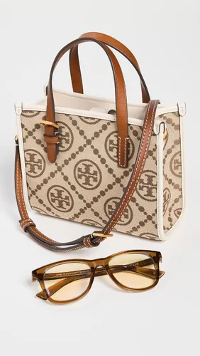 Vista 4 de Tory Burch Mini bolso jacquard con monograma T para mujer