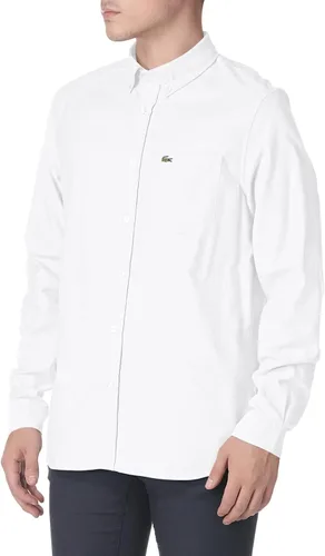 Vista 2 de Lacoste Camisa Oxford de manga larga para hombre