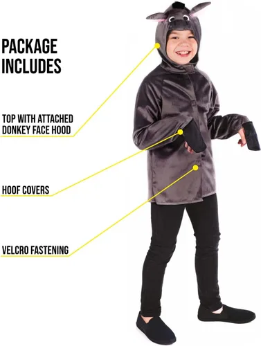 Vista 4 de Fun Shack Kids Donkey Costume Kids, Donkey Kids Costume, Donkey Outfit, Donkey Costumes, Donkey Nativity Costume