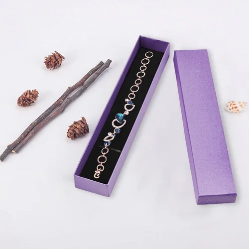 Vista 3 de Rocutus Cajas de cartón para collares, cajas de regalo de joyería, caja de regalo, cajas de cartón para almacenamiento y regalo, paquete de 24