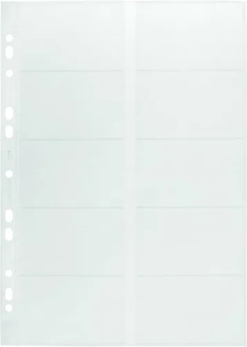 Vista 2 de Durable Bolsillos para tarjetas de visita, 9.724 x 4.409 in, juego de extensión para 2385, paquete de 10