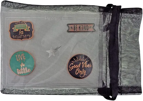 Vista 8 de PinMart Pin de solapa esmaltado motivacional Pin de solapa esmaltado chapado en níquel y cobre para ropa, bolsas y cordones Pin inspirador que