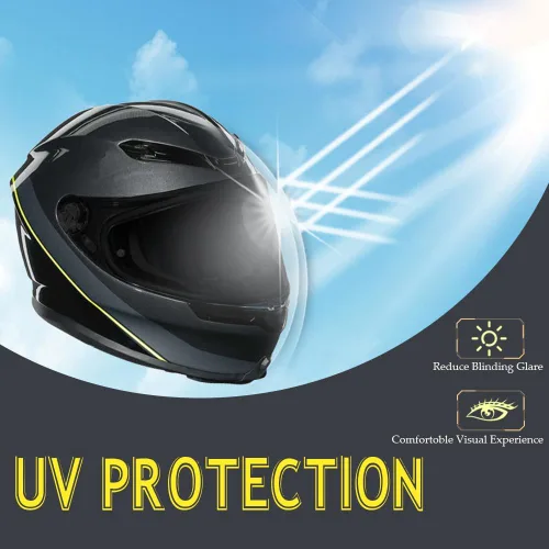 Vista 4 de BSTOP K6 Shield Visor para AGV K6 K6S Protector facial con protección UV Parabrisas Moto Casco Accesorios (Solo uso diario)