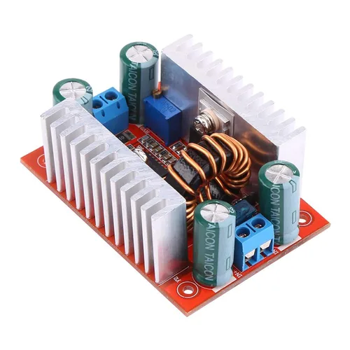 Vista 9 de Módulo convertidor de aumento de 400 W, regulador de voltaje de alta eficiencia DC-DC con corriente ajustable 0.2A-12A para controladores LED, carga