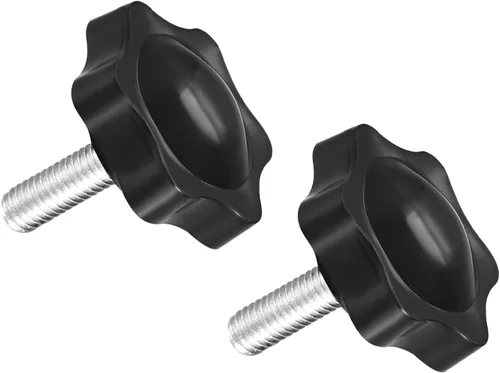Vista 15 de METALLIXITY Perillas de tornillo de mango de sujeción (M6x26mm) 1 unidad, agarre de metal en forma de estrella - para construcción de viviendas
