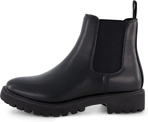 Vista 2 de Dunes Botas Dalya Chelsea para mujer + espuma viscoelástica, Negro