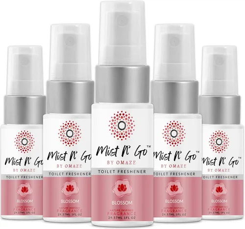 Vista 19 de Mist N' Go by Omaze - Aerosol de Baño de Viaje para Inodoro Eliminador de Olores - Aerosol de Inodoro de Viaje para Ambientador de Aire de Baño