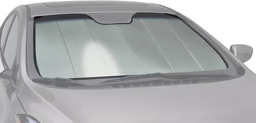 Vista 7 de Intro-Tech HD-91A-R Silver Ultimate Reflector - Parasol plegable para parabrisas para modelos seleccionados de Honda Civic, con sensor