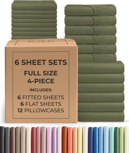 Vista 310 de Pack of 2, Twin Size 3 Piece Sheet Set - Breathable & Cooling - White