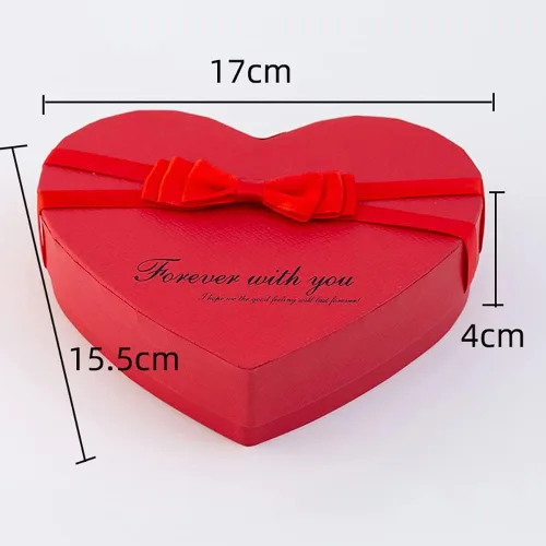 Vista 6 de Surakey Caja de regalo de rosas románticas con bonito oso de peluche y etiqueta I Love You en forma de corazón, pétalo de cuerpo de baño perfumado