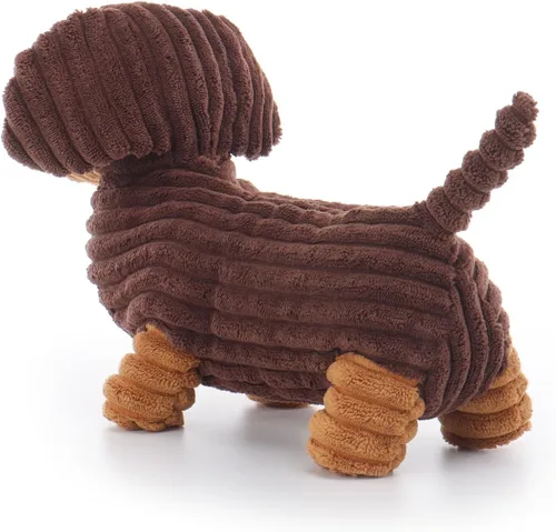 Vista 4 de Apricot Lamb Henry Dachshund - Animales de peluche para niños, suaves y lindos juguetes de peluche para bebé niña y niño, 10.6 pulgadas