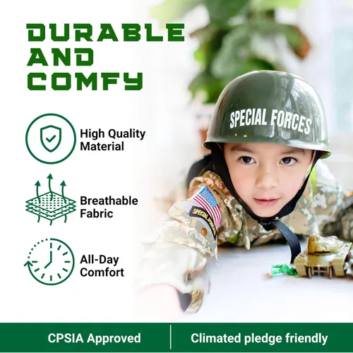 Vista 6 de Dress-Up-America - Disfraz de soldado para niños y niñas Disfraz de las Fuerzas Especiales de EE.UU. para niños