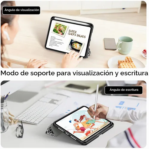 Vista 7 de Soke - Funda para iPad mini (A17 Pro) 7ª/6ª generación (libro negro)