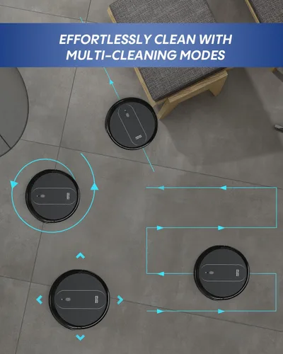 Vista 6 de Robot aspirador y trapeador 3 en 1, 4000 Pa, aspirador robot de succión fuerte, navegación inteligente, control Alexa/aplicación, cepillo central