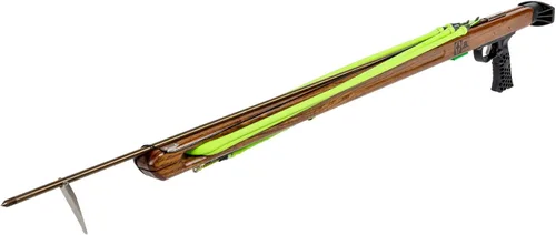 Vista 2 de JBL Fusil submarino Woody Elite Performance para pesca submarina, apnea, buceo, pesca, buceo, barril de caoba, eje de acero inoxidable, bozal