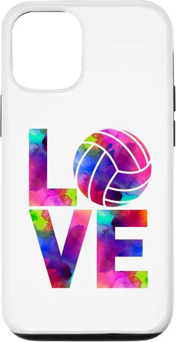 Vista 27 de Funda para iPhone 11 Pro Max Love Volleyball Watercolor Girl Team Tournament Retro Vibe