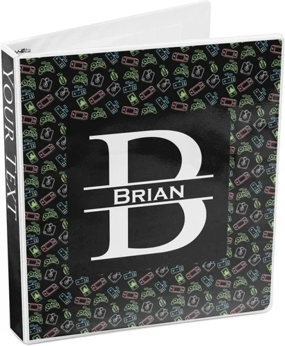Vista 4 de Carpeta personalizada de 3 anillos para videojuegos - 1 pulgada