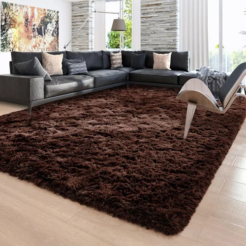 Vista 60 de Ompaa Alfombra Esponjosa, Alfombras de Área Súper Suaves y Peludas para Dormitorio y Sala de Estar - 6' x 9' Alfombra Grande de Felpa Peluda Shag